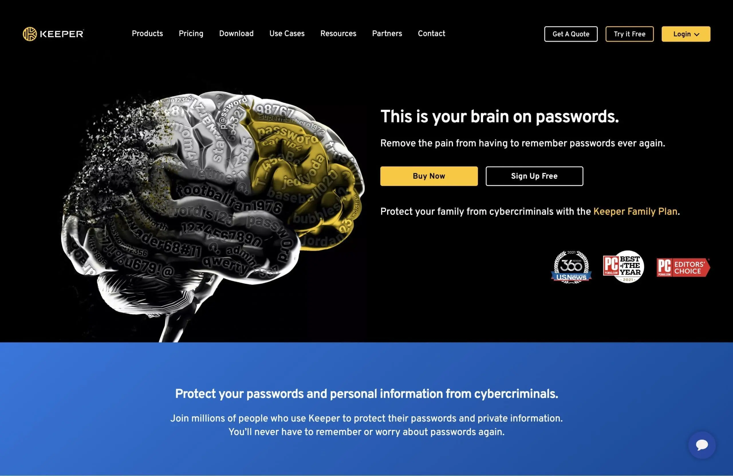 keeper homepage