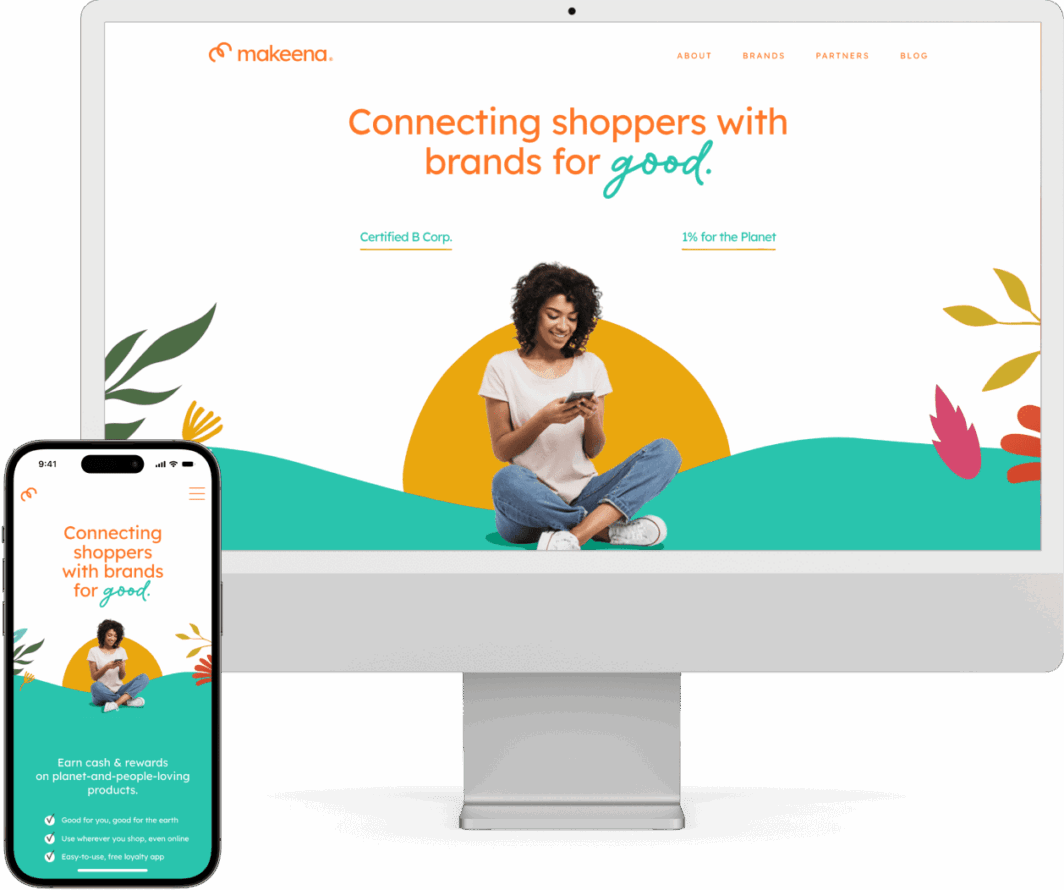 Hey Reliable - Makeena Website Mockup